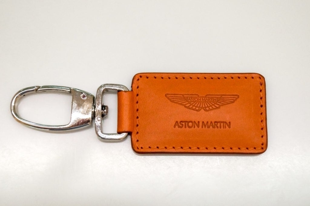Tan Aston Martin Keychain